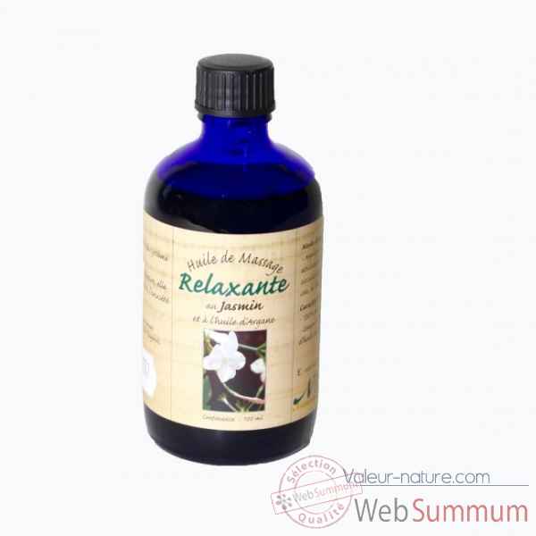 Huile de massage a l'huile essentielle de jasmin - 100ml Nectarome France -8200W