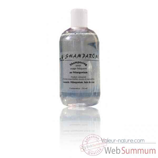 Shampoing pour cheveux normaux au pélargonium - 250ml Nectarome France -6620W