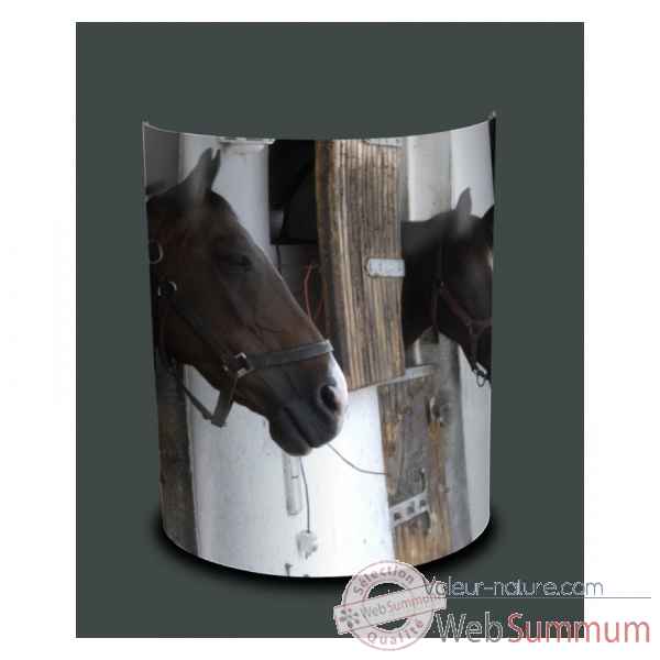 Applique murale chevaux box -NOA1301APP