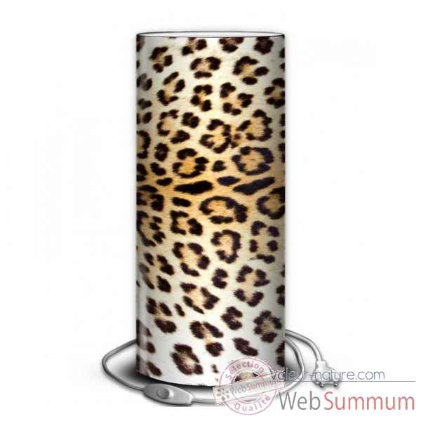 Lampe matières peau de léopard -MAT1309