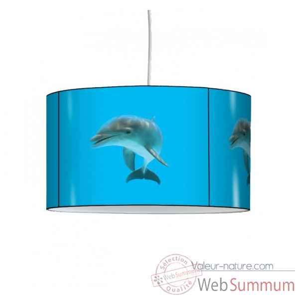 Lampe suspension faune marine dauphin -FM1209SUS