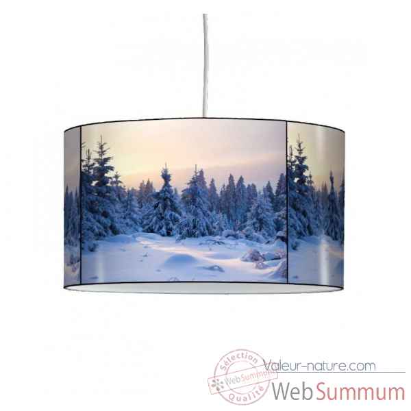 Lampe suspension montagne sapin en hiver -MO1212SUS